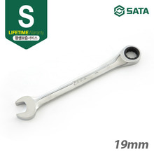 사타 SATA 기어렌치 19mm 43212 깔깔이 스패너 수공구 스페너 기아렌치 양구스패너 기어 렌치 작업공구
